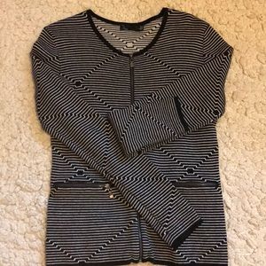 Noir cardigan, great for work or evening!